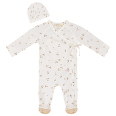 FRAGILE 3PC FOOTIE + BEANIE +BLANKET